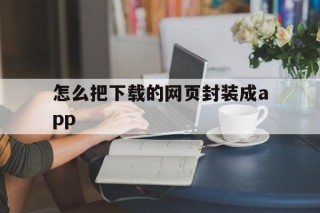 怎么把下载的网页封装成app的简单介绍