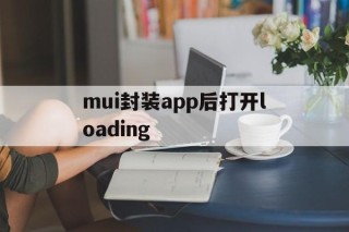 包含mui封装app后打开loading的词条