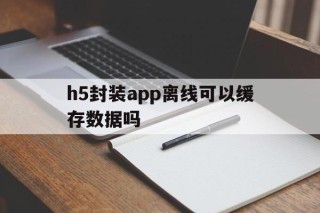 h5封装app离线可以缓存数据吗 - APK报毒处理平台-apk防红链接-防封链接-安卓过毒免杀-稳定不掉签名TG:@AICDN8