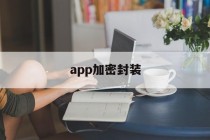 app加密封装的简单介绍