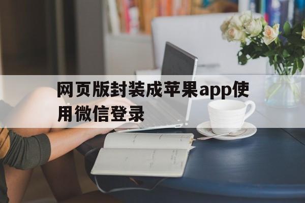 网页版封装成苹果app使用微信登录 - APK报毒处理平台-apk防红链接-防封链接-安卓过毒免杀-稳定不掉签名TG:@AICDN8  第1张